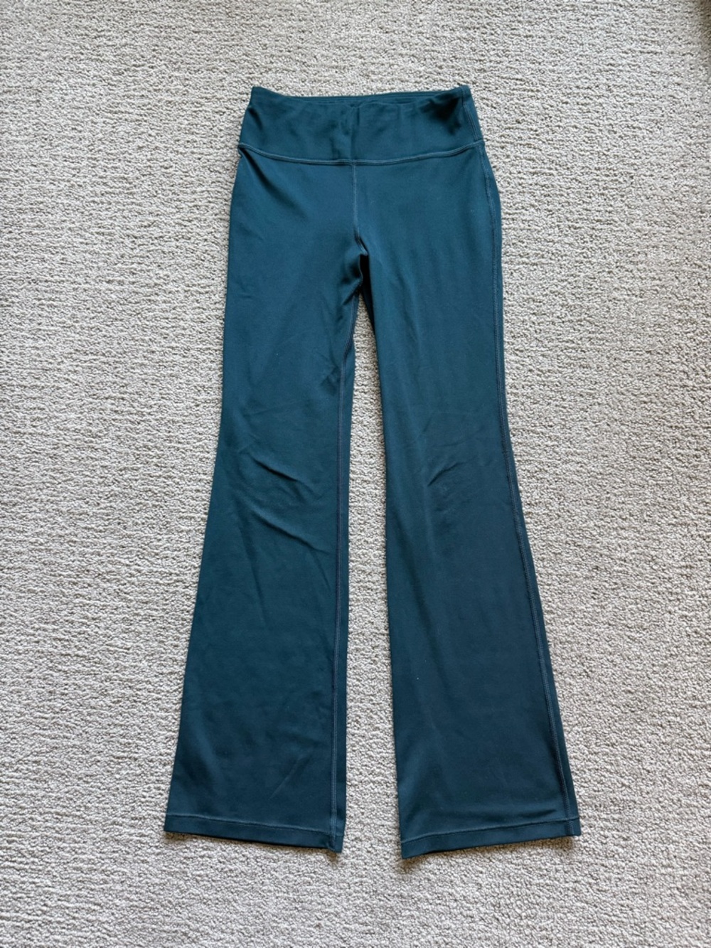 Athleta Kids Dark Teal Flared Leggings